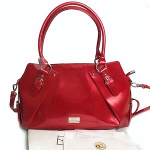 BEIJO Bag Susan Handley XL Tote Shoulder Crossbody Red Limited Edition + Dustbag